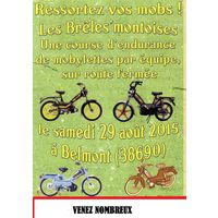 Course d'endurance de vieilles mobylettes