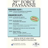 Force Paysanne 2018