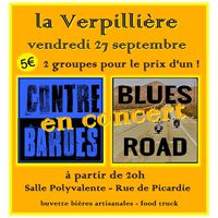 Concert Rock à la Vepillière : les Contrebardes et Blues Road