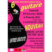 6ème rencontre autour de la guitare