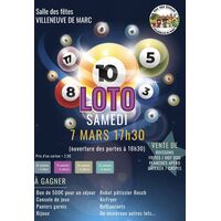 Loto du Sou des Ecoles de Villeneuve de Marc